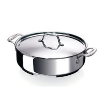 Sauteuse inox 28cm avec couvercle Beka Chef - Couteaux du Chef - Couteaux du Chef