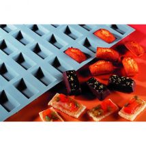 Moule pour 15 ou 25 mini financiers De Buyer Elastomoule en silicone - Couteaux du Chef - Couteaux du Chef