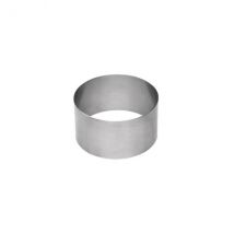 Cercle pour pâtisserie De Buyer en inox hauteur 4,5cm - Couteaux du Chef - Couteaux du Chef