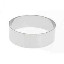 Cercle pour pâtisserie De Buyer en inox hauteur 4,5cm - Couteaux du Chef - Couteaux du Chef