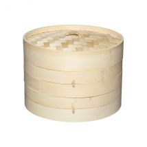 Cuit vapeur bambou Kitchen Craft 2 niveaux - Couteaux du Chef - Couteaux du Chef