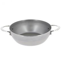 Poêle à sauter De Buyer Mineral B bombée en fer avec 2 anses - Couteaux du Chef - Couteaux du Chef