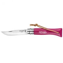 Couteau qui se plie Opinel N°6 Baroudeur coloris framboise - Couteaux du Chef - Couteaux du Chef