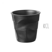 Gobelet pour le café froissé Revol Espresso 8cl en porcelaine - Couteaux du Chef - Couteaux du Chef