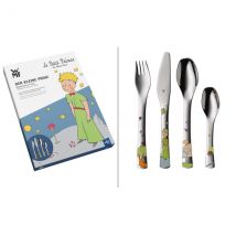 Coffret de 4 couverts pour enfants WMF Le Petit Prince en acier inox 18/10 Cromargan - Couteaux du Chef - Couteaux du Chef