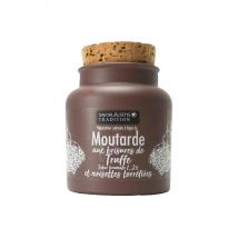 Moutarde aromatisée aux brisures de truffe et aux noisettes torréfiées Savor&Sens - 110g - Couteaux du Chef - Couteaux du Chef