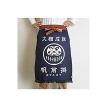 Tablier cuisine japonais maekake Anything Daruma - Couteaux du Chef - Couteaux du Chef