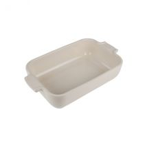 Plat à four céramique rectangle 22cm écru Peugeot Appolia - Couteaux du Chef - Couteaux du Chef