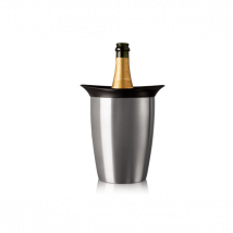Vacu Vin seau refroidisseur en acier brossé - Couteaux du Chef - Couteaux du Chef
