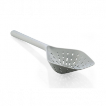 Écumoire à main Guzzini coloris gris clair - Couteaux du Chef - Couteaux du Chef