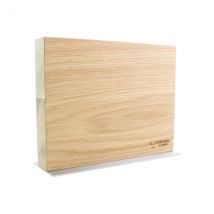 Bloc pour couteaux aimanté vide Laguiole en Aubrac en chêne - Couteaux du Chef - Couteaux du Chef