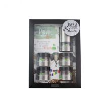 Bar à poivres bio 5 poivre + 1 moulin dévissable Savor&Sens - 75g - Couteaux du Chef - Couteaux du Chef