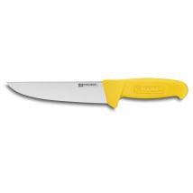 Couteau de boucher lame 17cm manche jaune marque Fischer HACCP - Couteaux du Chef - Couteaux du Chef