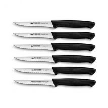 6 couteaux à steak création française Fischer lames tranchant à dents - Couteaux du Chef - Couteaux du Chef