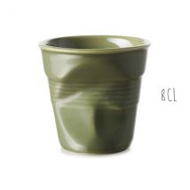 Tasse espresso Revol Froissé 8cl en porcelaine - Couteaux du Chef - Couteaux du Chef