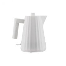 Bouilloire modèle plissé blanc Alessi - 2 tailles - Couteaux du Chef - Couteaux du Chef