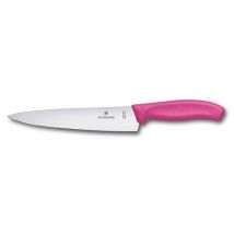 Couteau à découper manche rose lame inox 19cm Victorinox 6.8006.19L5 - Couteaux du Chef - Couteaux du Chef