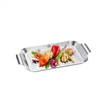Poêle à grillades Gefu en inox pour barbecue - Couteaux du Chef - Couteaux du Chef