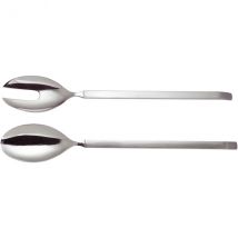 Couverts salade Alessi Dry tout inox 18/10 Achille Castiglioni - Couteaux du Chef - Couteaux du Chef