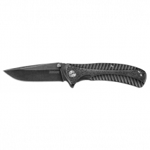 Couteau pliant Kershaw modèle Starter KS.1301BW manche en acier noir - Couteaux du Chef - Couteaux du Chef