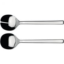 Set 2 couverts salade Ovale Alessi 26cm inox 18/10 design - Couteaux du Chef - Couteaux du Chef