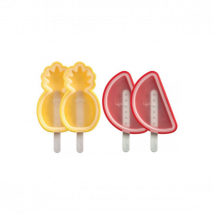 Pack de 4 moules à glace en silicone formes pastèque/ananas - Couteaux du Chef - Couteaux du Chef