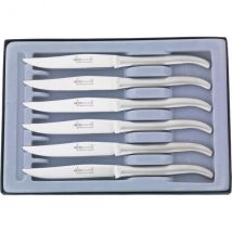 Coffret 6 couteaux tables monobloc Laguiole Arbalète G.DAVID - Couteaux du Chef - Couteaux du Chef
