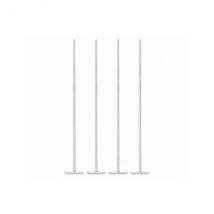 4 touillettes et pilons Point Virgule en acier inox - Couteaux du Chef - Couteaux du Chef