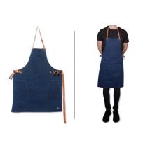 Tablier pour barbecue DutchDeluxes en coton et cuir - Couteaux du Chef - Couteaux du Chef