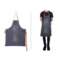 Tablier pour barbecue DutchDeluxes en coton et cuir - Couteaux du Chef - Couteaux du Chef