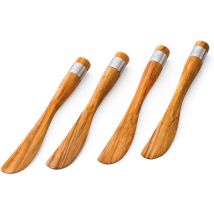 Ensemble de 4 couteaux à tartiner en bois d'olivier - Couteaux du Chef - Couteaux du Chef
