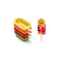 Ensemble de 4 moules à glace en silicone forme esquimau 95ml - Couteaux du Chef - Couteaux du Chef