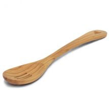 Cuillère à poisson striée Bérard en bois d'olivier - Couteaux du Chef - Couteaux du Chef
