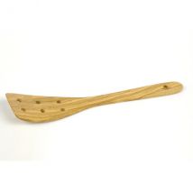 Spatule ajourée courbée Bérard faite main en bois d'olivier - Couteaux du Chef - Couteaux du Chef