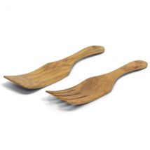 Couverts à choucroute Bérard en bois d'olivier - Couteaux du Chef - Couteaux du Chef