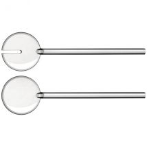 2 couverts à salade Guzzini Tiffany transparent en acrylique - Couteaux du Chef - Couteaux du Chef