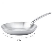 Poêle inox 18/10 Alchimy De Buyer multicouches 3 plis - Couteaux du Chef - Couteaux du Chef
