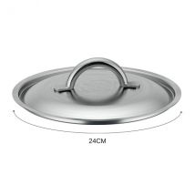 Couvercle tout inox De Buyer Prim'Appety avec poignée - Couteaux du Chef - Couteaux du Chef