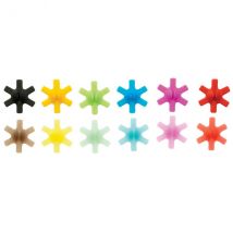 Boîte de 12 marque-verres Mastrad en silicone - Couteaux du Chef - Couteaux du Chef