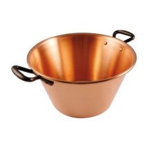 Bassine pour gelées 4L en cuivre massif lisse - Couteaux du Chef - Couteaux du Chef