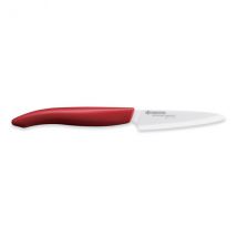 Couteau d'office 7,5 cm céramique manche rouge Kyocera - Couteaux du Chef - Couteaux du Chef