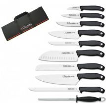 Malette de 9 couteaux EVO pour cuisiniers + fusil 3 Claveles - Couteaux du Chef - Couteaux du Chef