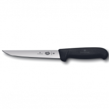 Couteau à saigner/découper Victorinox modèle 5.6003.1 en fibrox noir - Couteaux du Chef - Couteaux du Chef