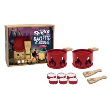 Service à raclette individuel à la bougie Cookut Lumi édition limitée pour 2 personnes - Couteaux du Chef - Couteaux du Chef