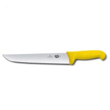 Couteau de boucher 28cm manche fibrox jaune Victorinox 5.5208.28 - Couteaux du Chef - Couteaux du Chef