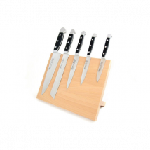 Bloc couteaux magnétique GÜDE en bois de hêtre vide - Couteaux du Chef - Couteaux du Chef