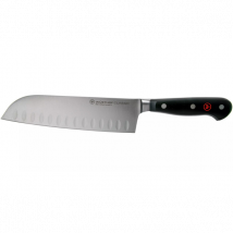 Couteau Santoku Wüsthof Classic lame alvéolée 17 cm - Couteaux du Chef - Couteaux du Chef