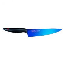 Couteau de chef Kasumi Titanium bleu lame 20cm - Couteaux du Chef - Couteaux du Chef