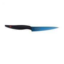 Couteau d'office Kasumi Titanium bleu lame 12cm - Couteaux du Chef - Couteaux du Chef