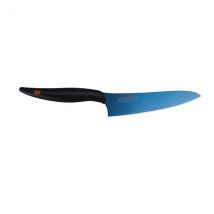 Couteau universel Kasumi Titanium bleu lame 13cm - Couteaux du Chef - Couteaux du Chef